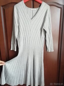 Cierne a sive pletene upletove saty Orsay - 10