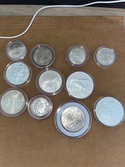 Strieborné mince - 10