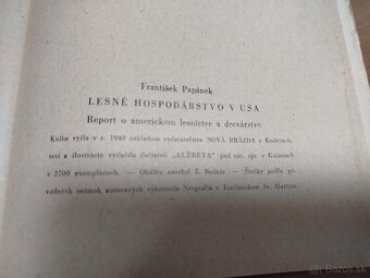 Lesné hospodárstvo v USA--1948--František Papánek--Report o - 10