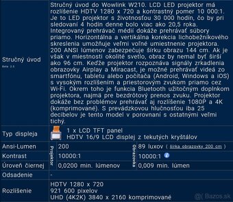 Predám projektor Wowlink HY300 - 10