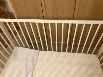 Detska postielka aj s matracom + vybavička + vanička - 10