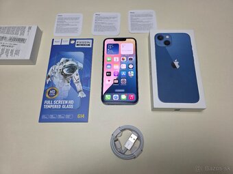 APPLE IPHONE 13 128GB BLUE ,BATERKA 100% - 10