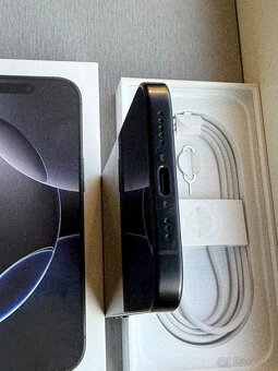 Predám Apple iPhone 16 PRO 256GB Black Titanium - 10