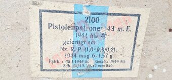 Nemecká drevená bedňa STG44 WW2 - 10