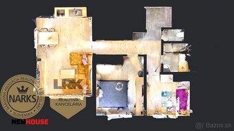 Na predaj 3 izbový byt kompletne zariadený s parkovacím stát - 10