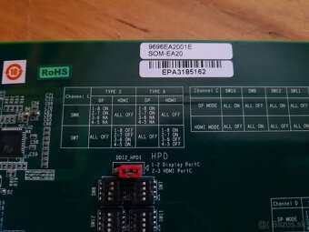 Vyvojova doska SOM-DB5800 rev. A2 + COM Express mod. + riser - 10