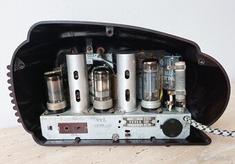 Legendární starožitné rádio Talisman 308U, exelentní stav - 10