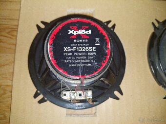 🔊🚗 Predám kvalitné auto reproduktory SONY XS-F1326 SE - 10
