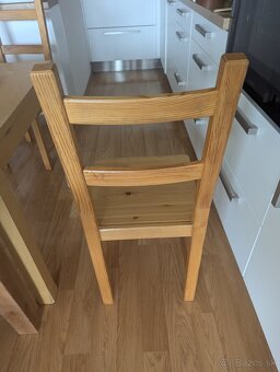 Predám starú (r. 2013) sadu IKEA kuchynský stôl + 4 stoličky - 10