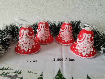 Zvončeky vianočné ozdoby - 10