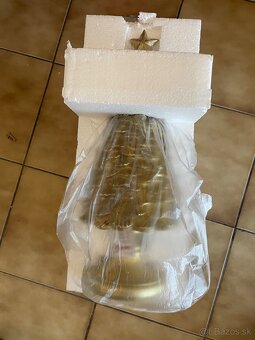 vianoce -xxl luxusný zlaty stromcek 42cm - 10