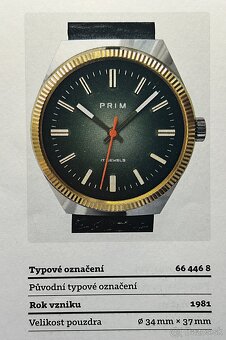 Československé Retro Vintage hodinky PRIM Ala Rolex z 80. ro - 10