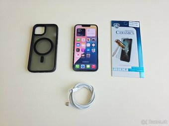 Apple iPhone 13 256 GB Midnight,KAPACITA BATÉRIE 100% - 10