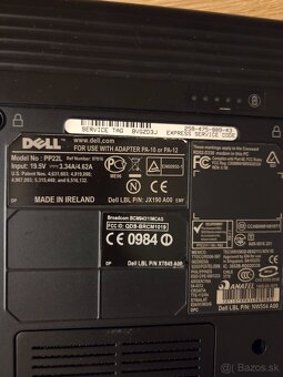 Predám notebook Dell - Inspiron 1520 - bez Windowsu - 10