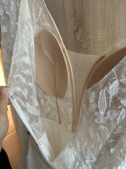 Svadobné šaty + spodnica s kruhom - 10