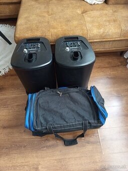 2x stĺpový systém "BEHRINGER C210" + mixpult "DNA MIX 4U - 10