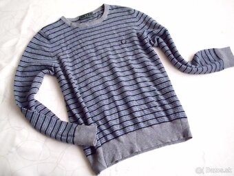 Fred Perry pánsky vlna sveter pásik L-M - 10