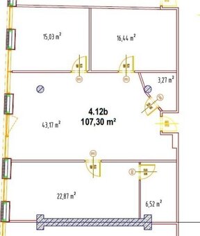 Samostatný kancelársky celok 107m² v blízkosti letiska na pr - 10