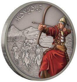 investičné striebro - mince - warriors of history - 10