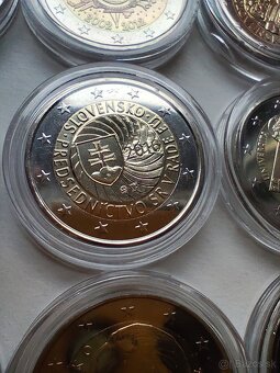 Slovenské 2€ mince v UNC stave - 10