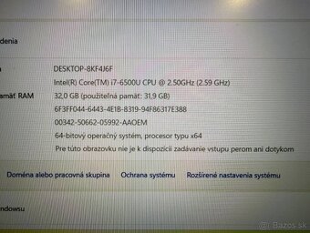 Notebook HP ZBook i7-6500U / 32GB RAM / 1TB SSD - 10