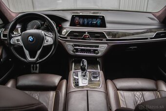 BMW Rad 7 740Ld xDrive A/T, 235kW, Luxusný hnedý interiér - 10