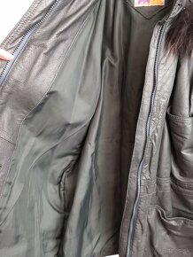 Kožená bunda s kožušinou dámska - 10
