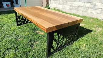 Masívny orechový stôl - 10