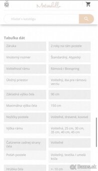 Matrachello boxspring posteľ 160x200cm + DOVOZ ZDARMA - 10