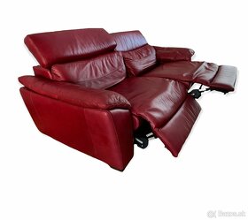 NATUZZI - luxusní kožená polohovací sofa, PC 4.990 EUR - 10