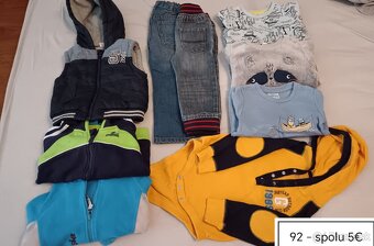 Mám na predaj balíky oblečenia pre chlapca od 62 do9 92. - 10