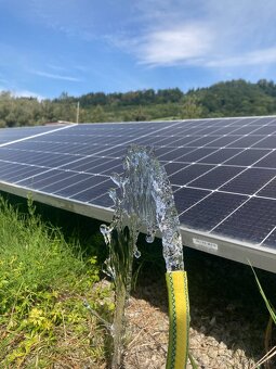 Údržba fotovoltaiky, umývanie a impregnácia FVE - 10