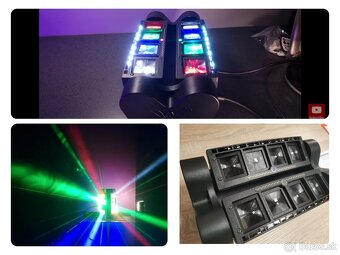 Spider RGBW s laserom 2v1 - 10