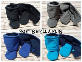 Softshellove capacky s flisom/barancekom - 10