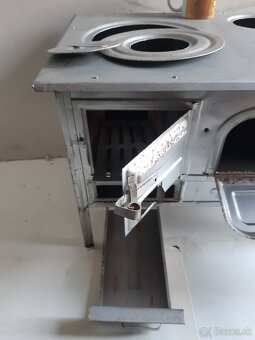 Šporák na drevo,brikety 5kw - 10