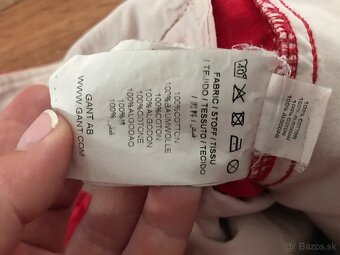 GANT originál Red pánske capri nohavice L/XL - 10