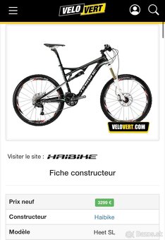 Haibike Heet Carbon 26” M/L, 11.7kg - 10