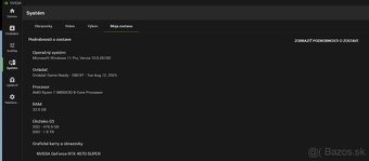 Herný počítač AMD Ryzen 7 9800X3D / RTX 4070 Super / 32 RAM - 10