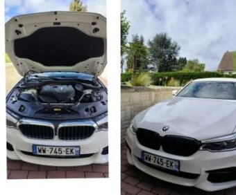 CIERNA MASKA GRIL BMW rad 5 model G30 G31 G38 - 10