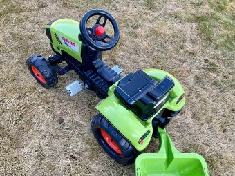 Elektrický traktor s diaľkovým plus traktor na pedále - 10