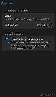 Apple Watch 10 46mm Titanium Sapphire LTE - nové - 10