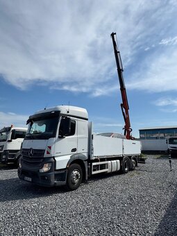 Mercedes valník- hydraulická ruka PALFINGER, EURO 6 TOP STAV - 10