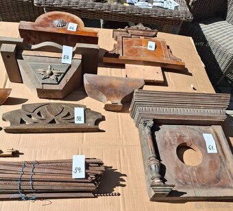 PREDÁM  DREVENÉ PRVKY NA HODINY,NÁBYTOK - 10