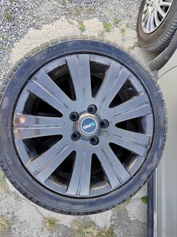 Hliníkové disky VRS 5x112r17 s letnými pneu 205/45r17 - 10