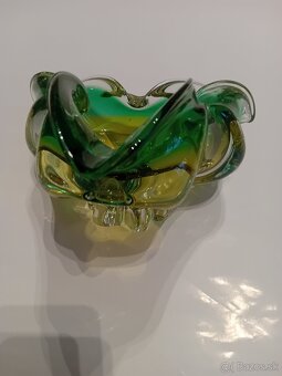 Hutné sklo popolník/ misa - 10