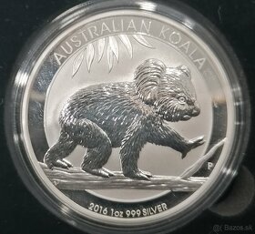 Kompletná séria koala - strieborné mince - 10
