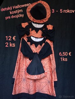 Detské Halloween kostýmy od 2 rokov - 10