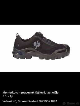 VEĽKOSŤ 45, MIX pracovná obuv, ENGELBERT Strauss+MIX TOP - 10