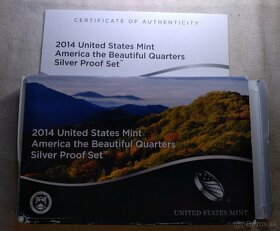 8x Strieborných proof sád "America the Beautiful" 2010-201 - 10
