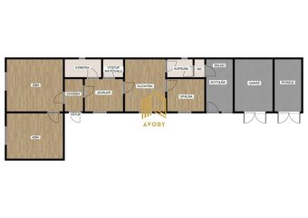 REZERVOVANÝ/ 4 - IZB.ROD.DOM s GARÁŽOU,POZEMOK 776m2, HLBOKÉ - 10